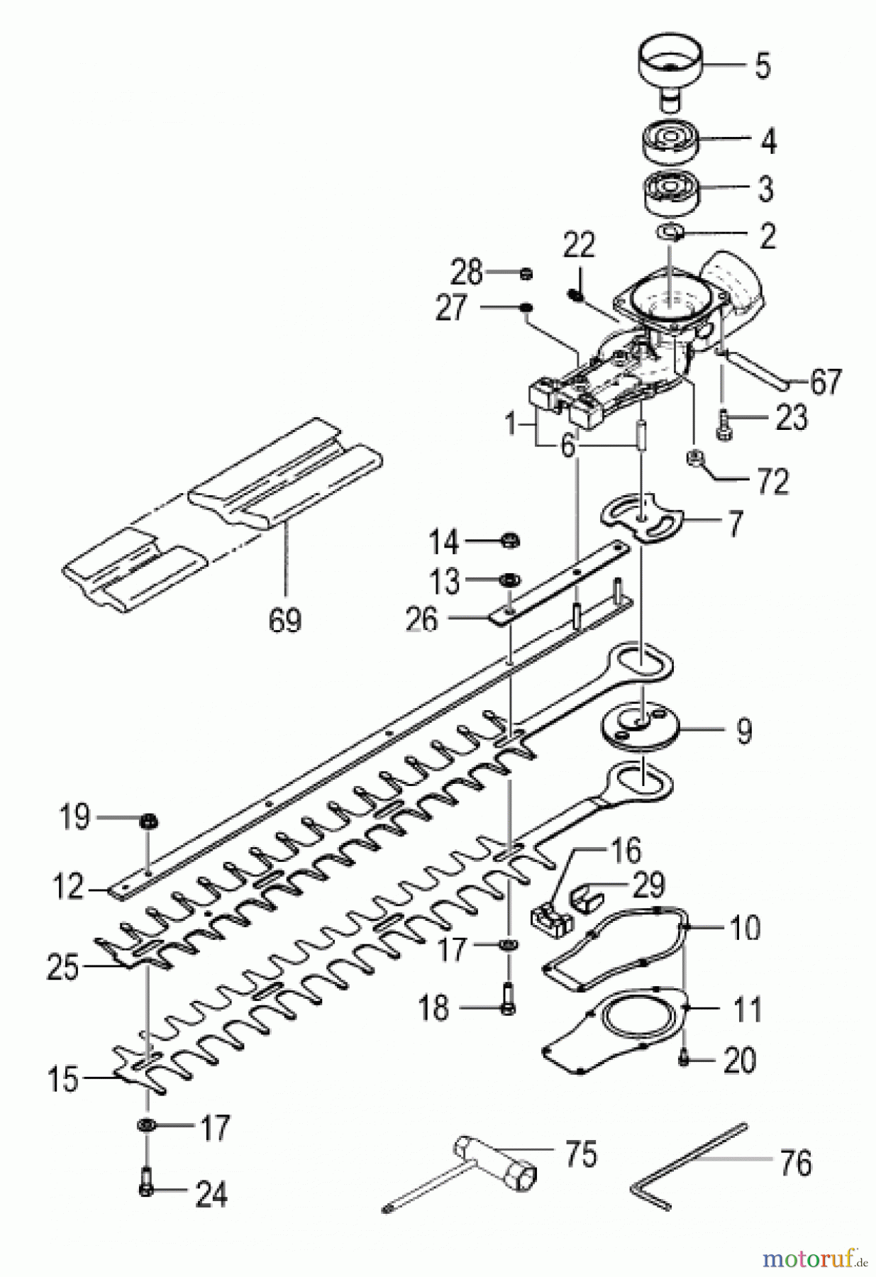 Hitachi Heckenscheren ET-Liste CH50EA(ST) Seite 7