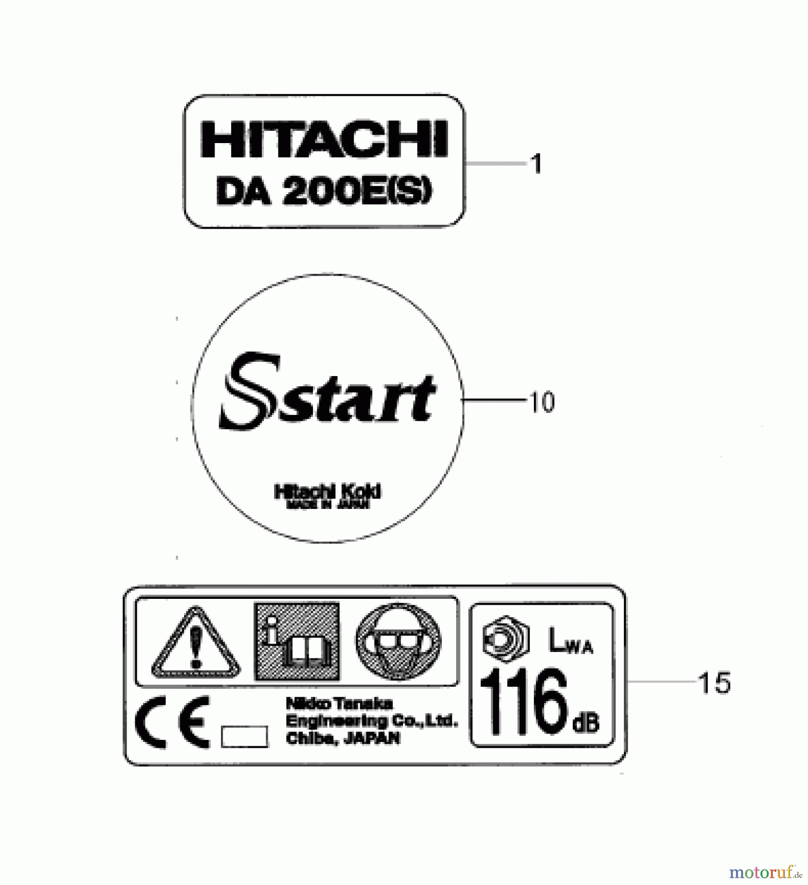 Hitachi Bohrgeräte ET-Liste DA200E-S Seite 11