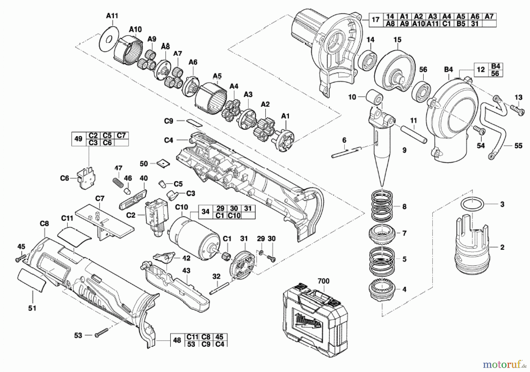  Milwaukee Kabelgeführte Geräte Andere ältere Geräte Diverse C12PXP EXPANDER