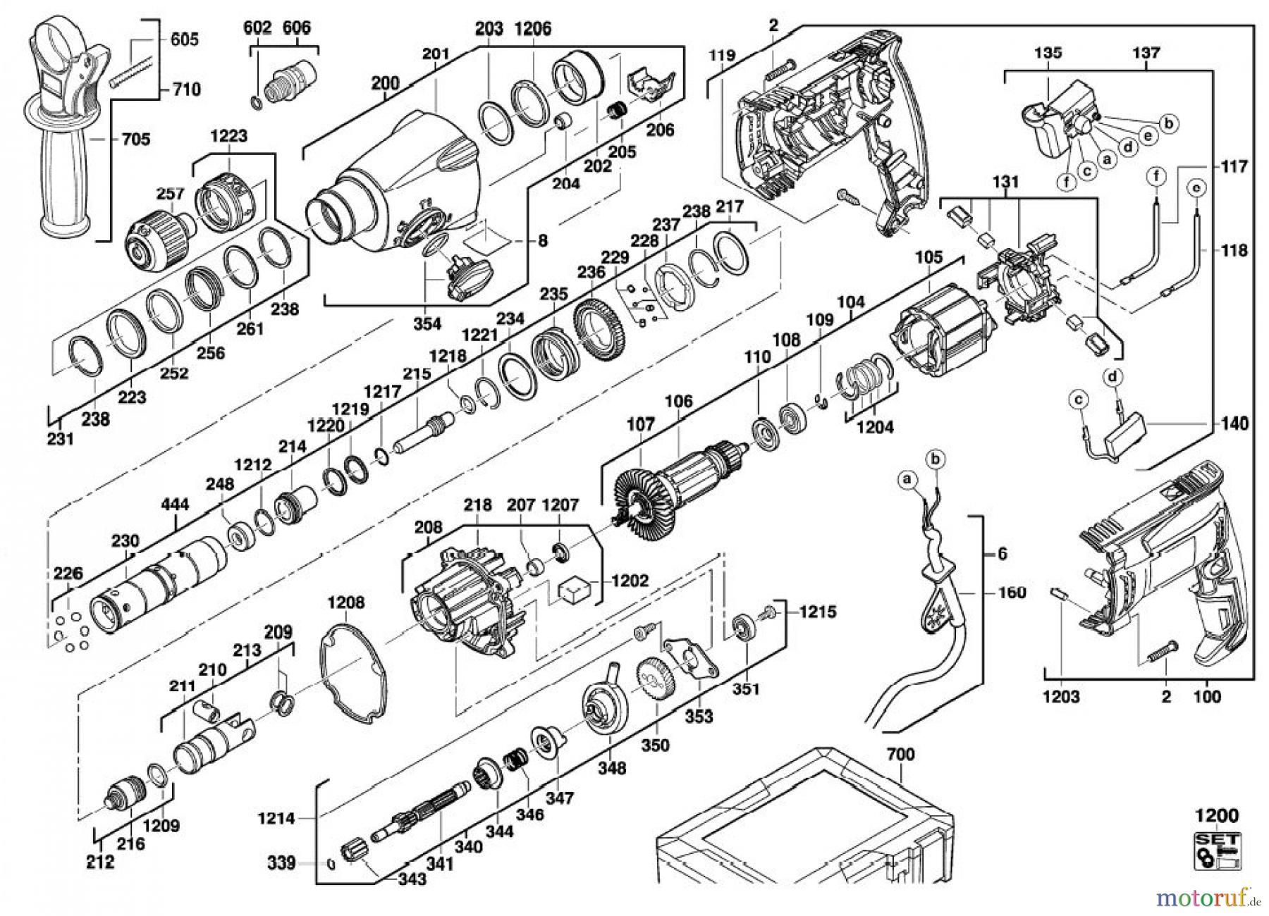  AEG Powertools Bohren und Schrauben BOHR- & KOMBIHÄMMER  KH 24 XE