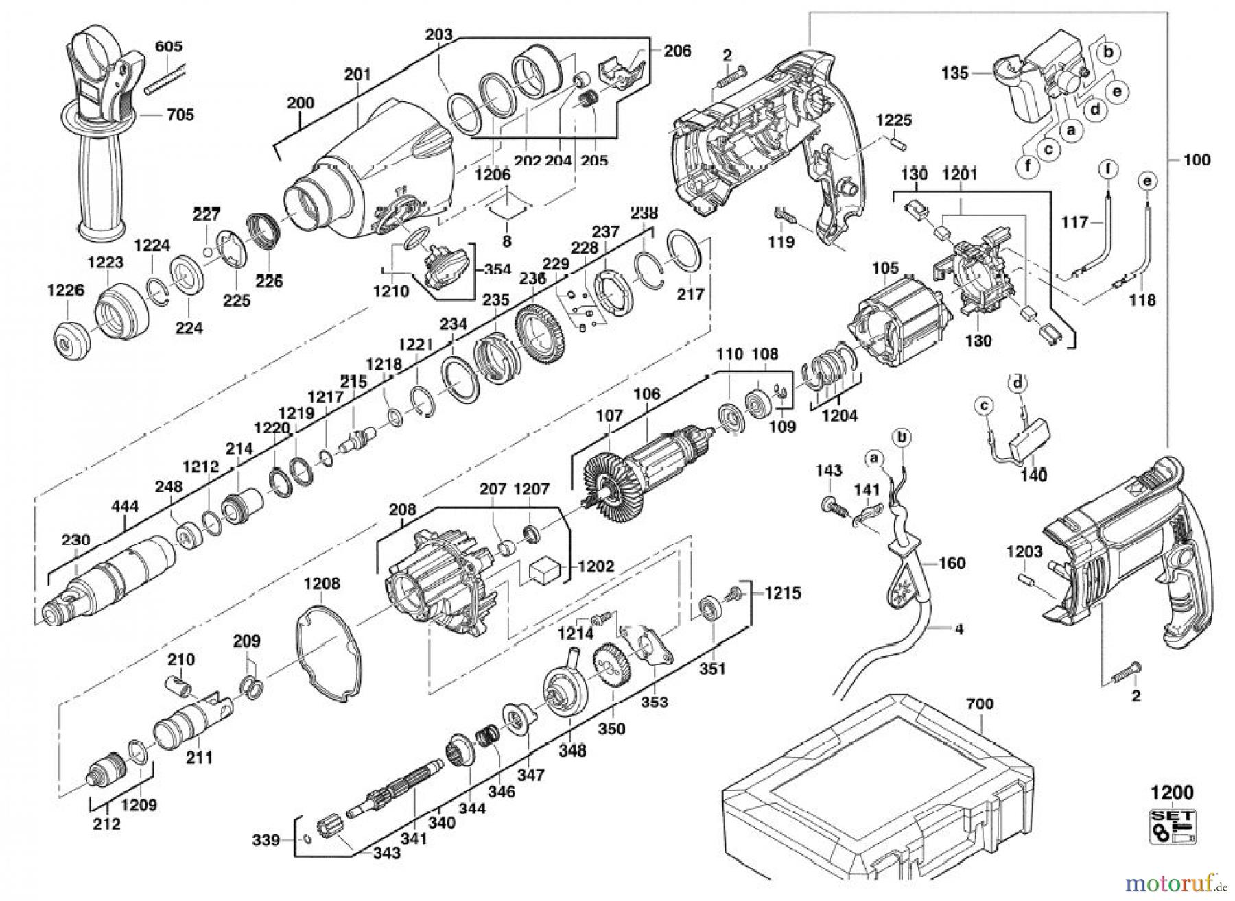 AEG Powertools Bohren und Schrauben BOHR- & KOMBIHÄMMER KH 26 E