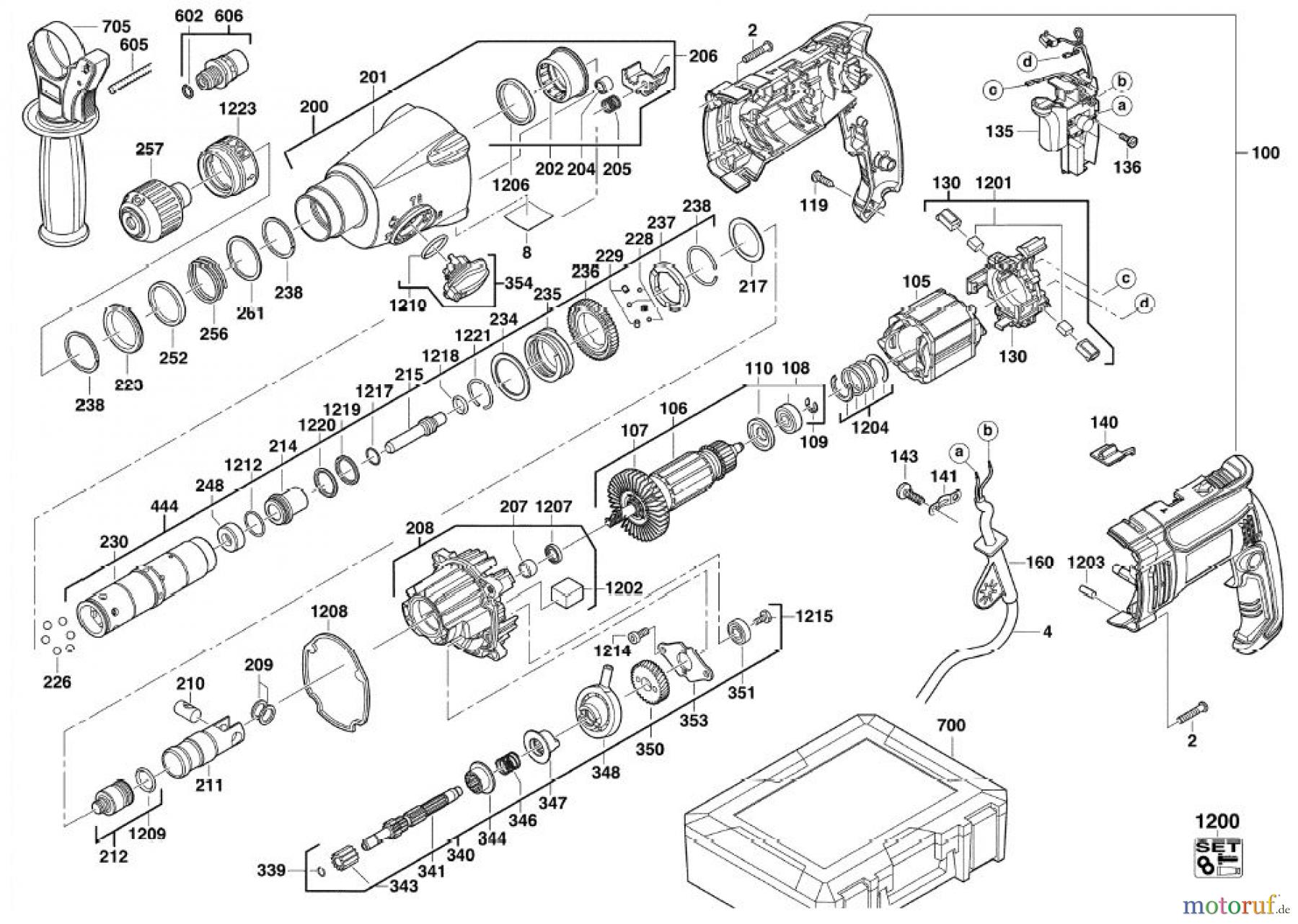  AEG Powertools Bohren und Schrauben BOHR- & KOMBIHÄMMER  KH 28 SUPER XE