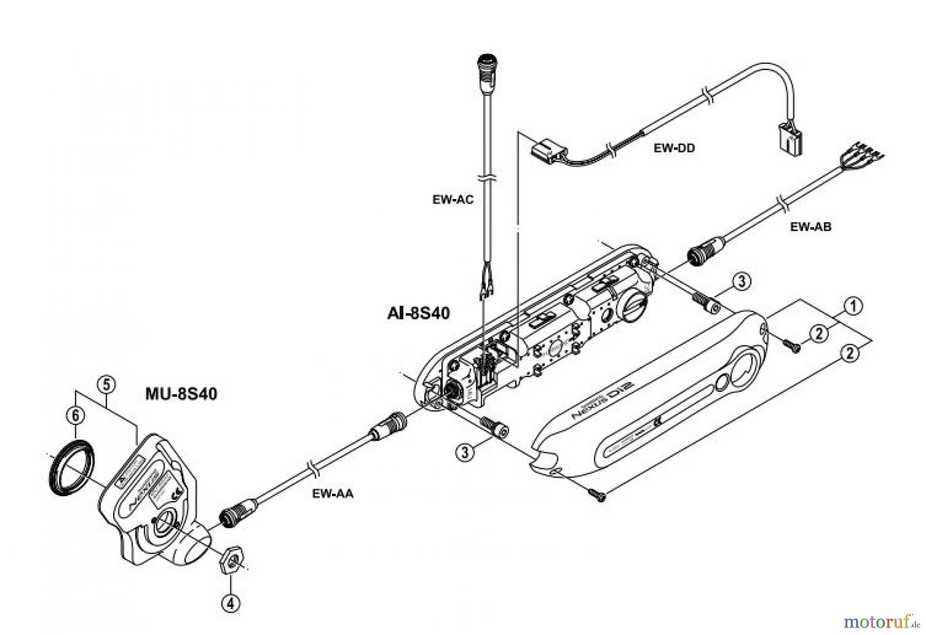 Shimano AI Automatic Inter-3/5/7 - Automatische Nabenschaltung AI-8S40-MU-8S40