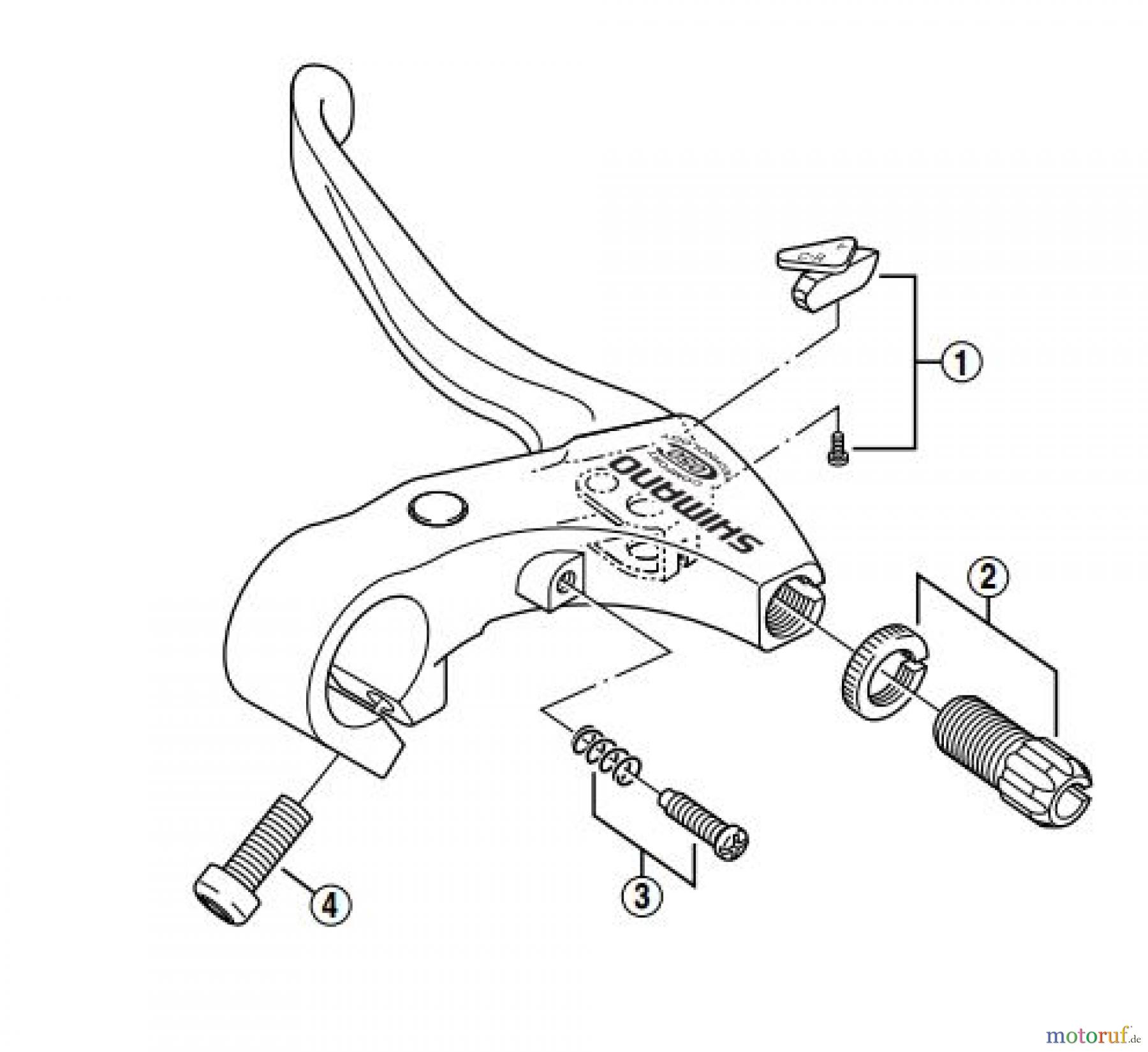 Shimano BL Brake Lever - Bremshebel BL-C050L