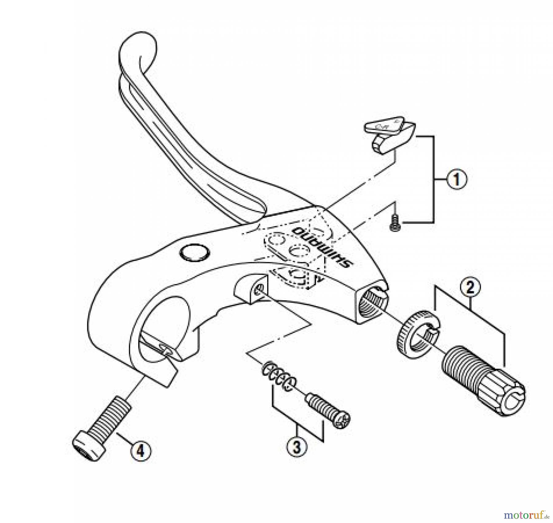 Shimano BL Brake Lever - Bremshebel BL-C101-00