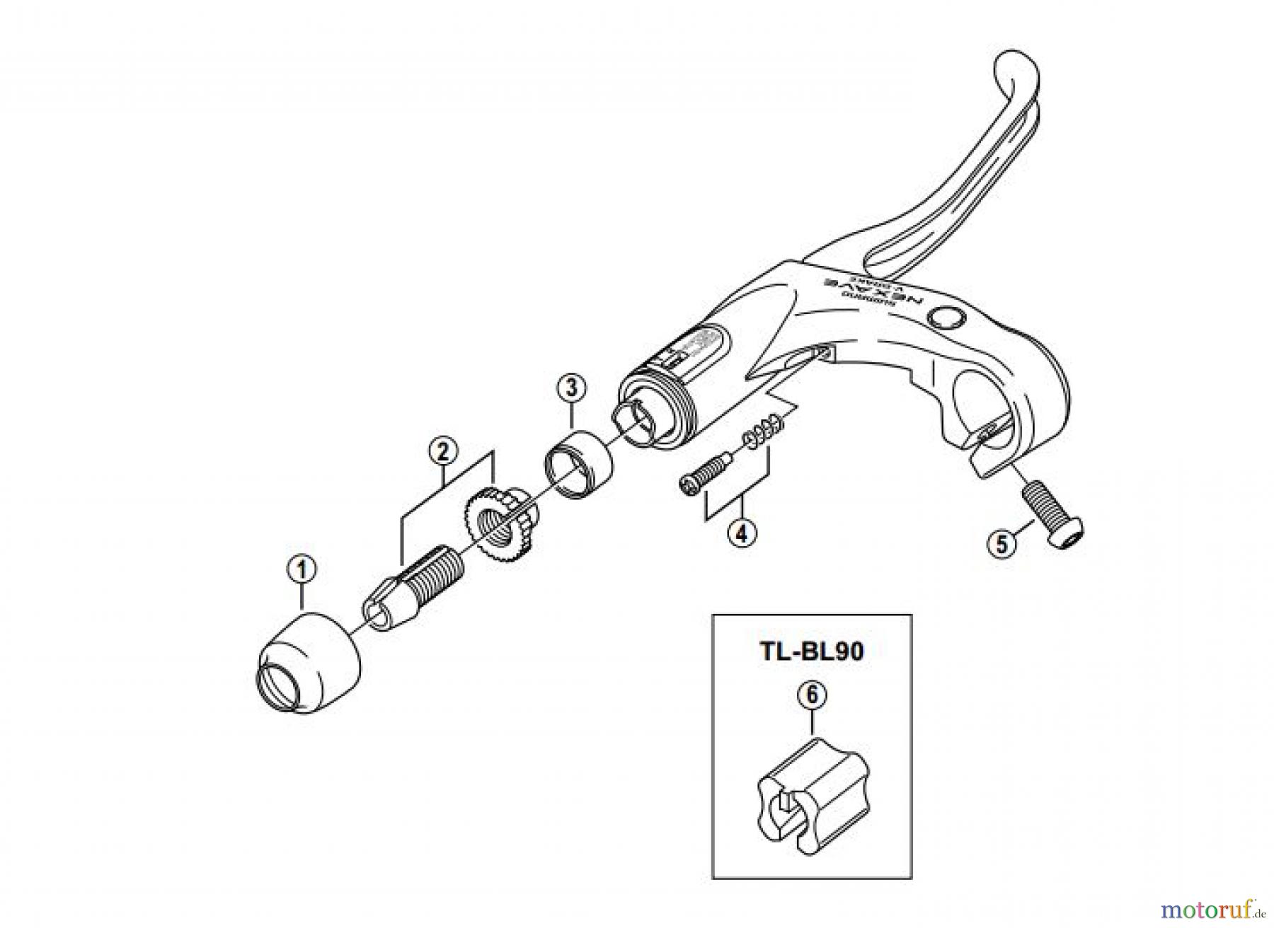 Shimano BL Brake Lever - Bremshebel BL-C900-01