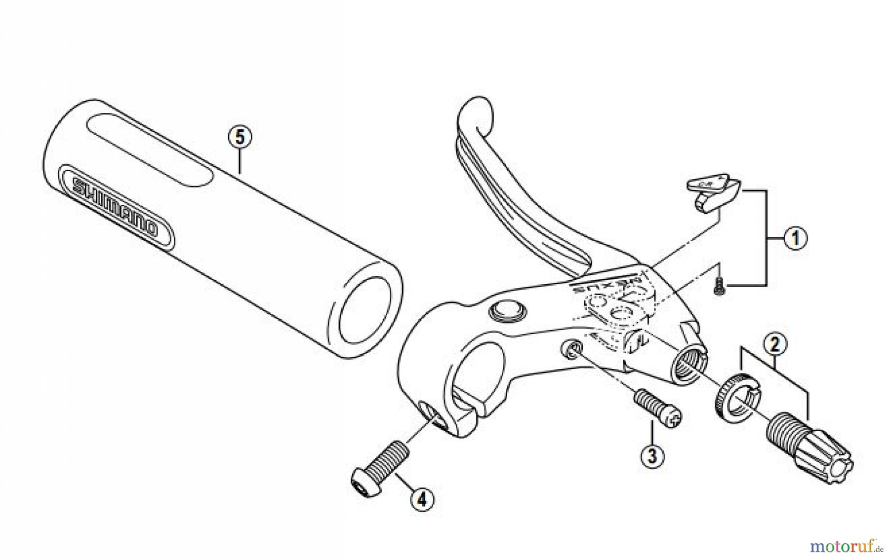 Shimano BL Brake Lever - Bremshebel BL-IM45-1675