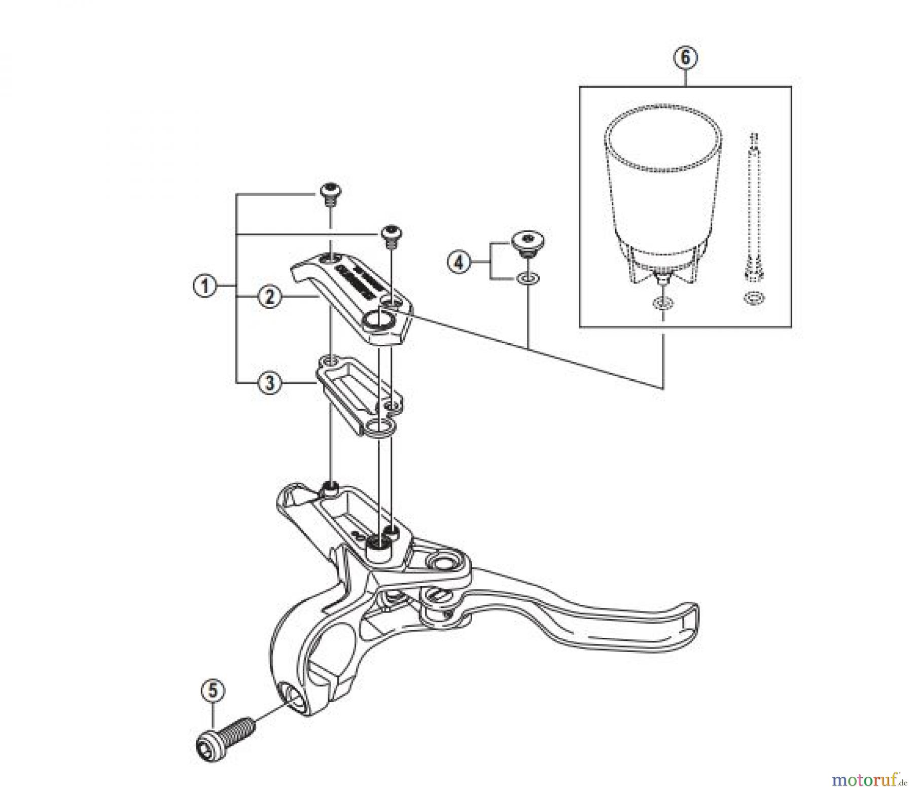 Shimano BL Brake Lever - Bremshebel BL-M395-3354
