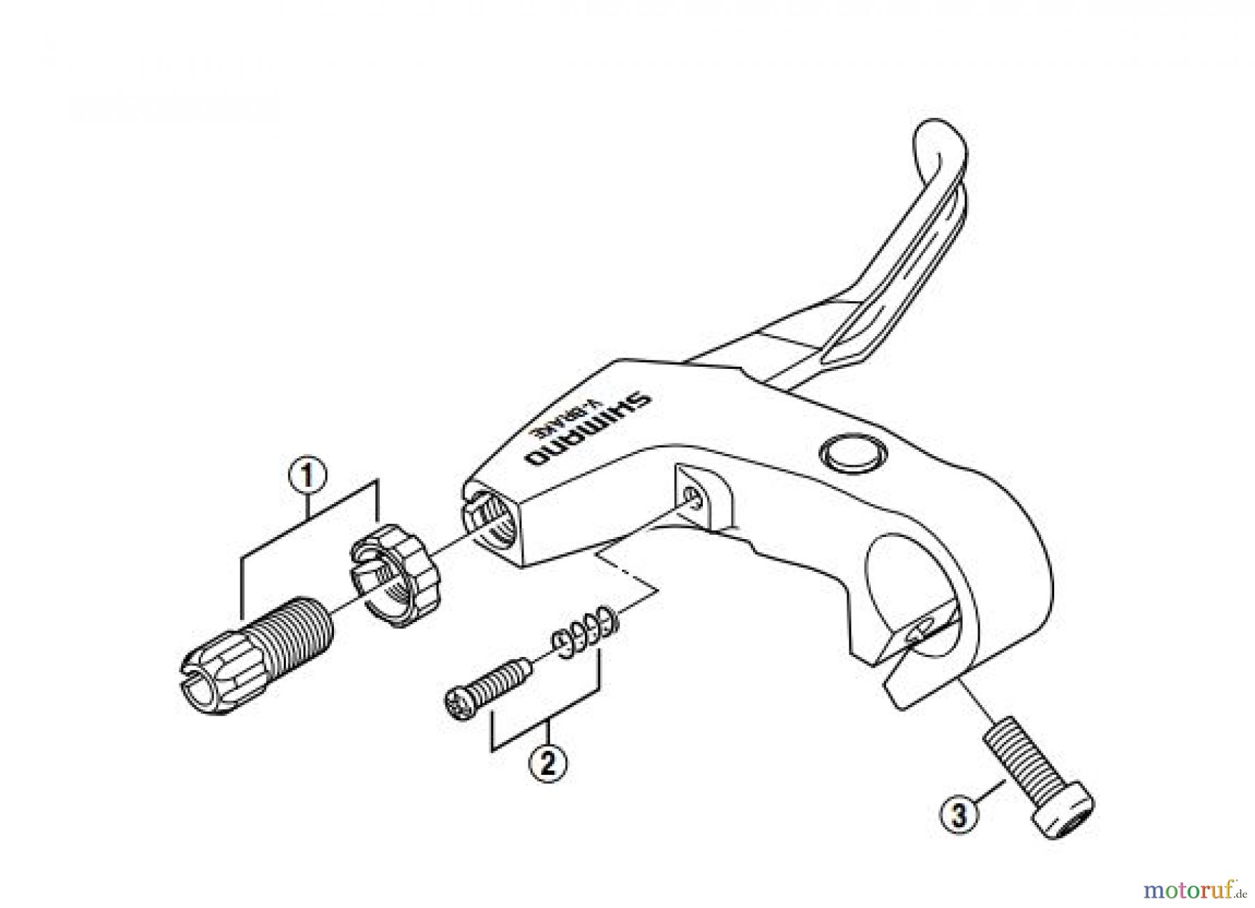 Shimano BL Brake Lever - Bremshebel BL-M420-00