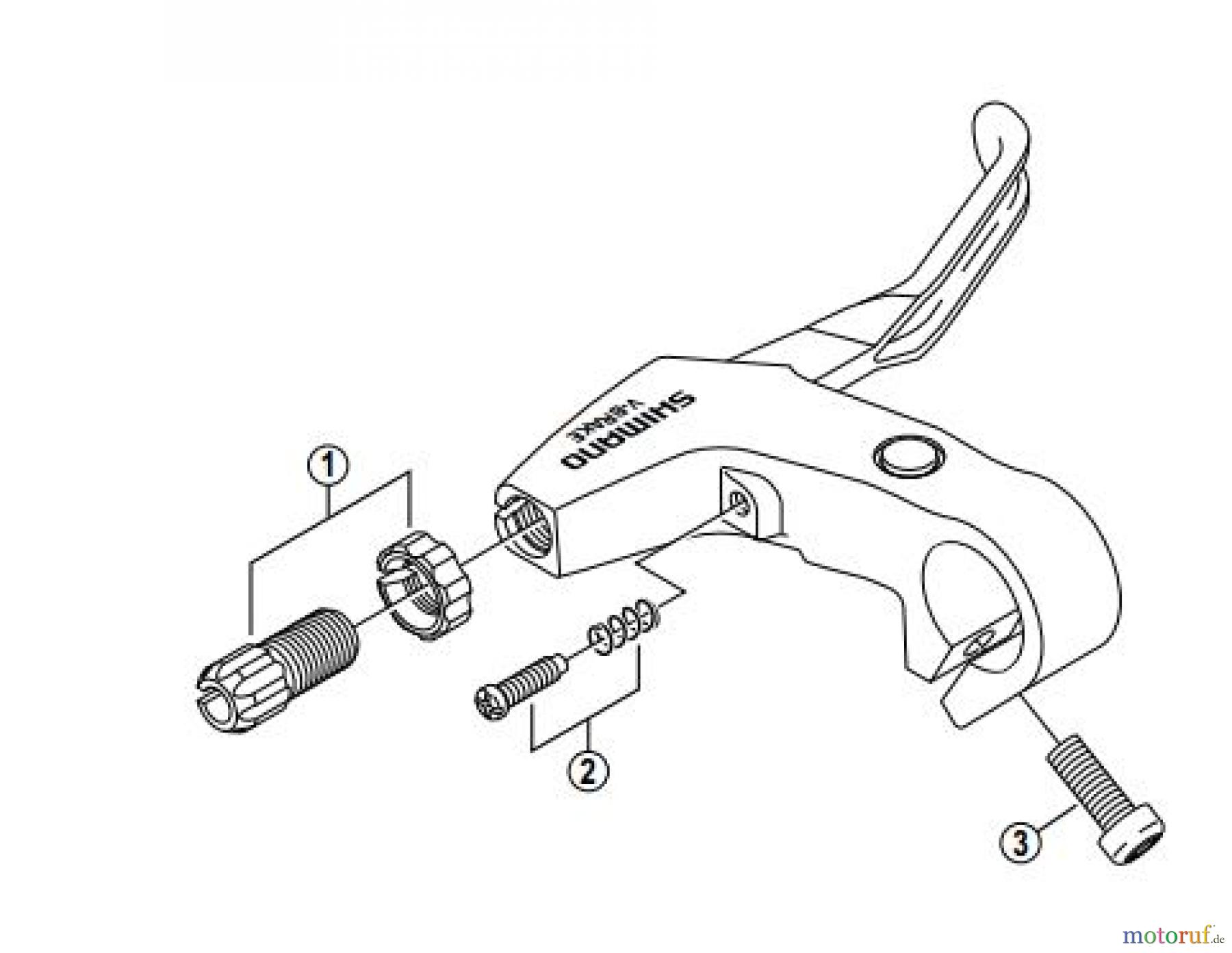 Shimano BL Brake Lever - Bremshebel BL-M420-1903A
