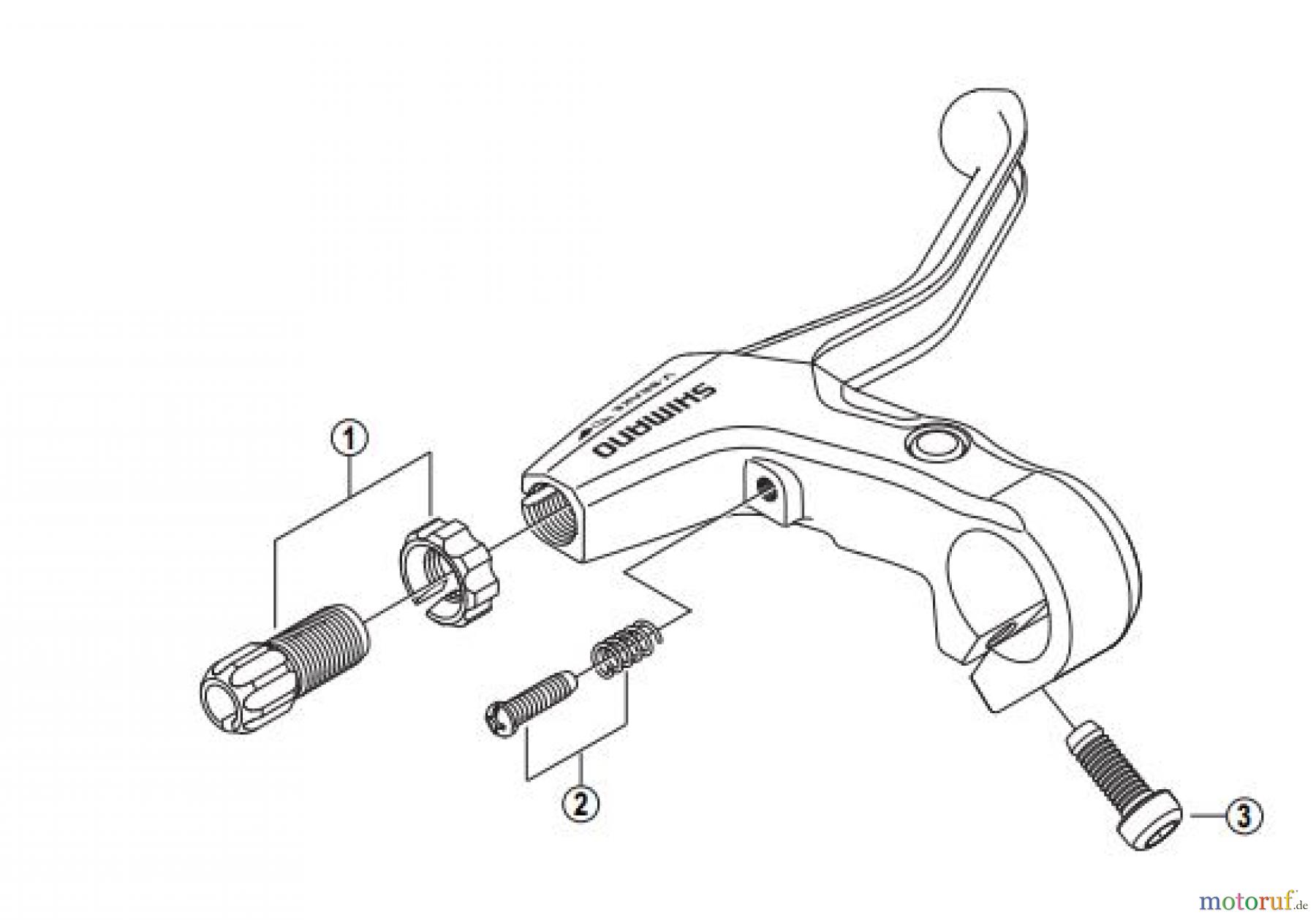 Shimano BL Brake Lever - Bremshebel BL-M421-2781