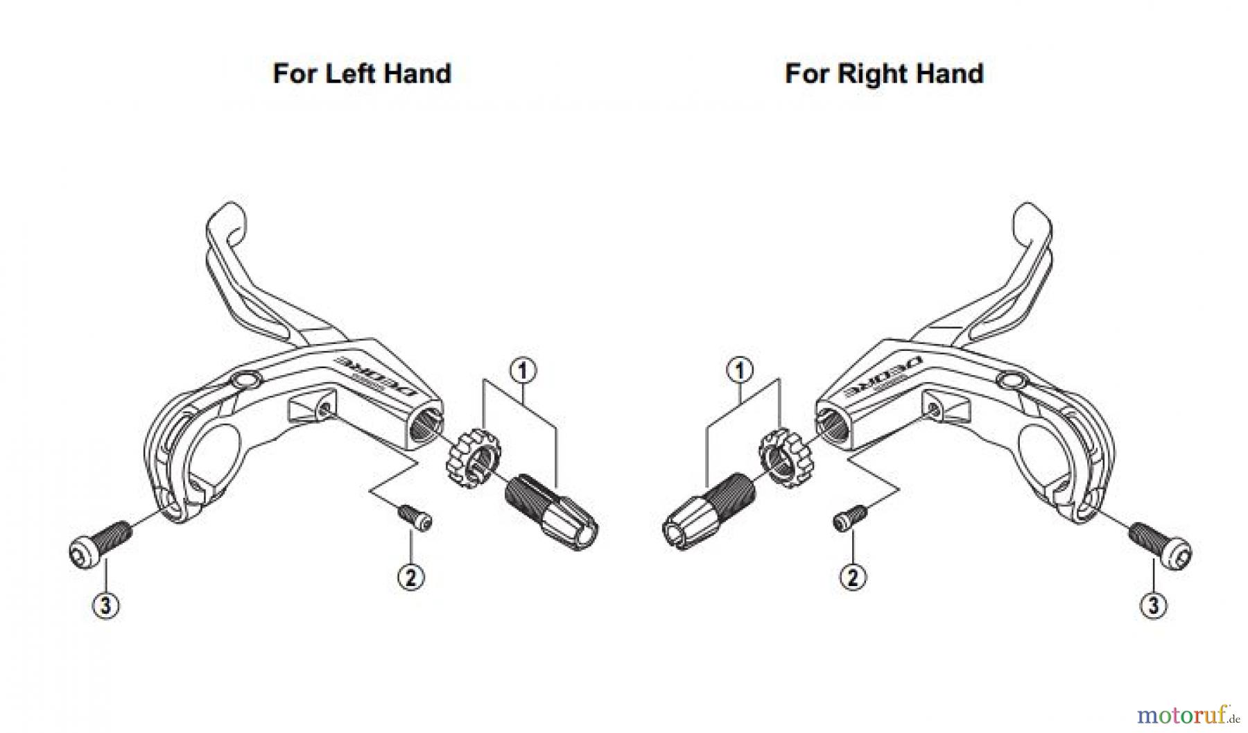 Shimano BL Brake Lever - Bremshebel BL-M590-M591-2907A