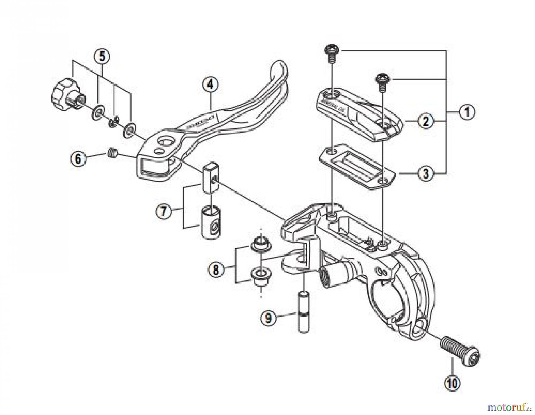 Shimano BL Brake Lever - Bremshebel BL-M595-2908