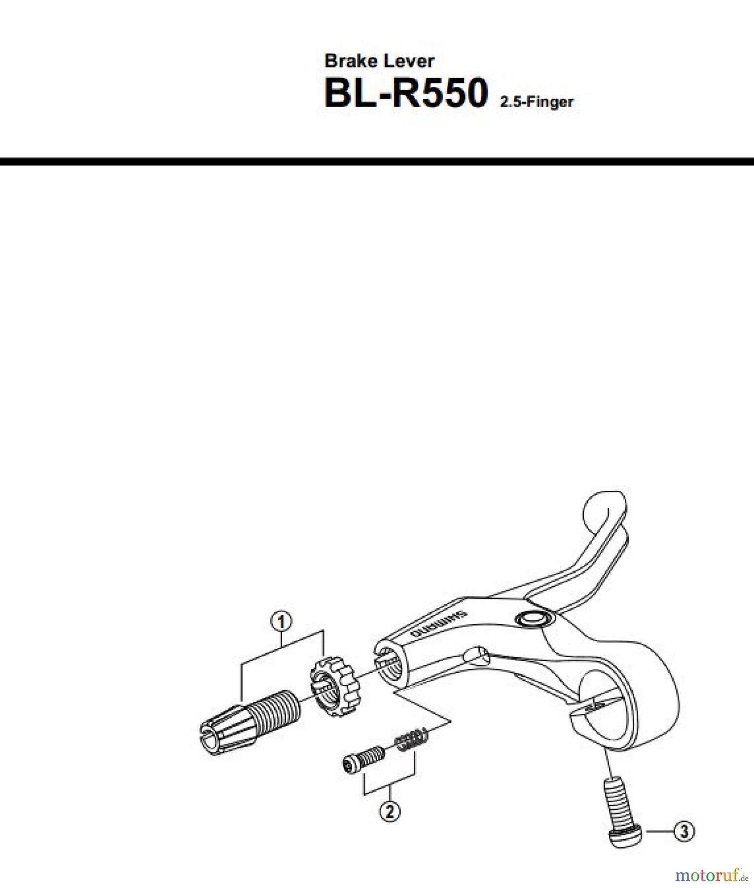Shimano BL Brake Lever - Bremshebel BL-R550