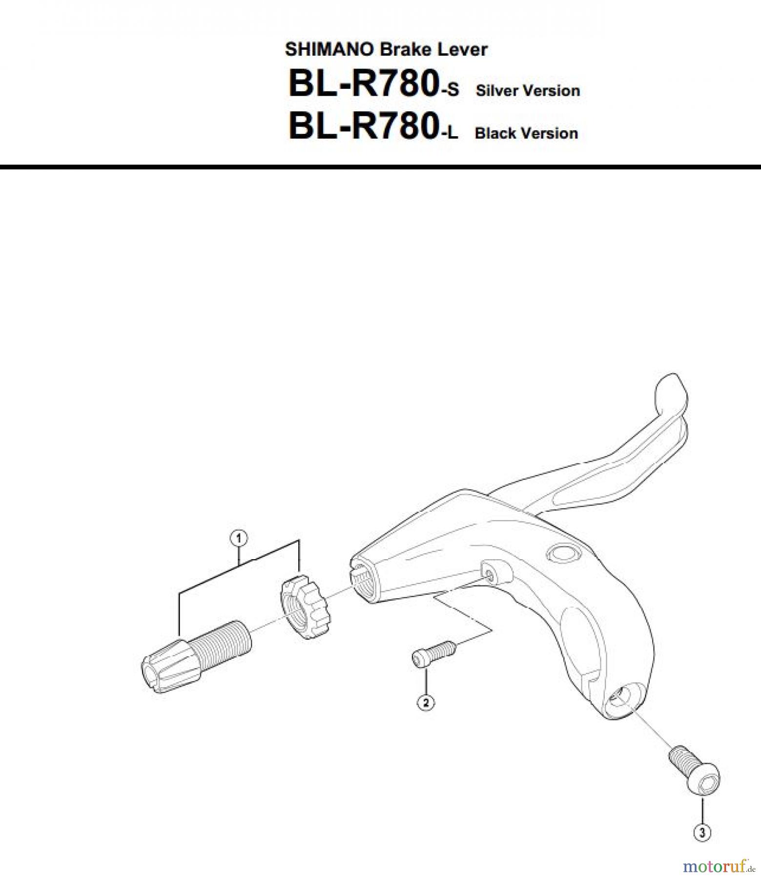 Shimano BL Brake Lever - Bremshebel BL-R780-3219