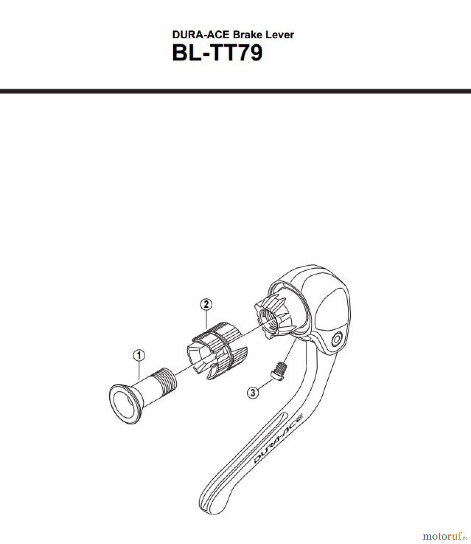 Shimano BL Brake Lever - Bremshebel BL-TT79-2897