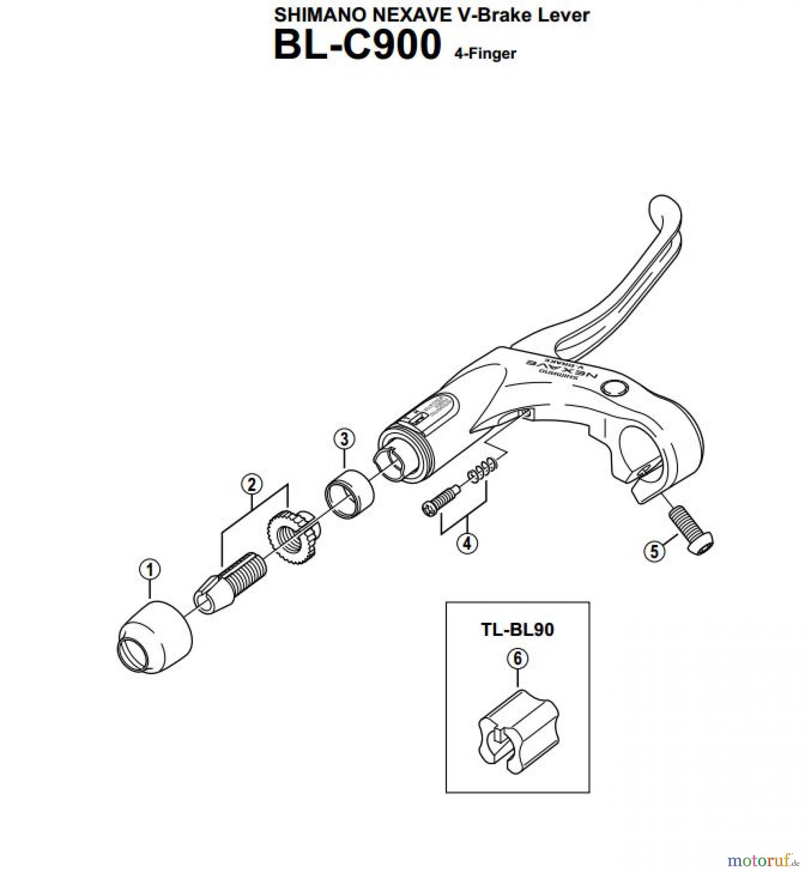 Shimano BL Brake Lever - Bremshebel BLC900