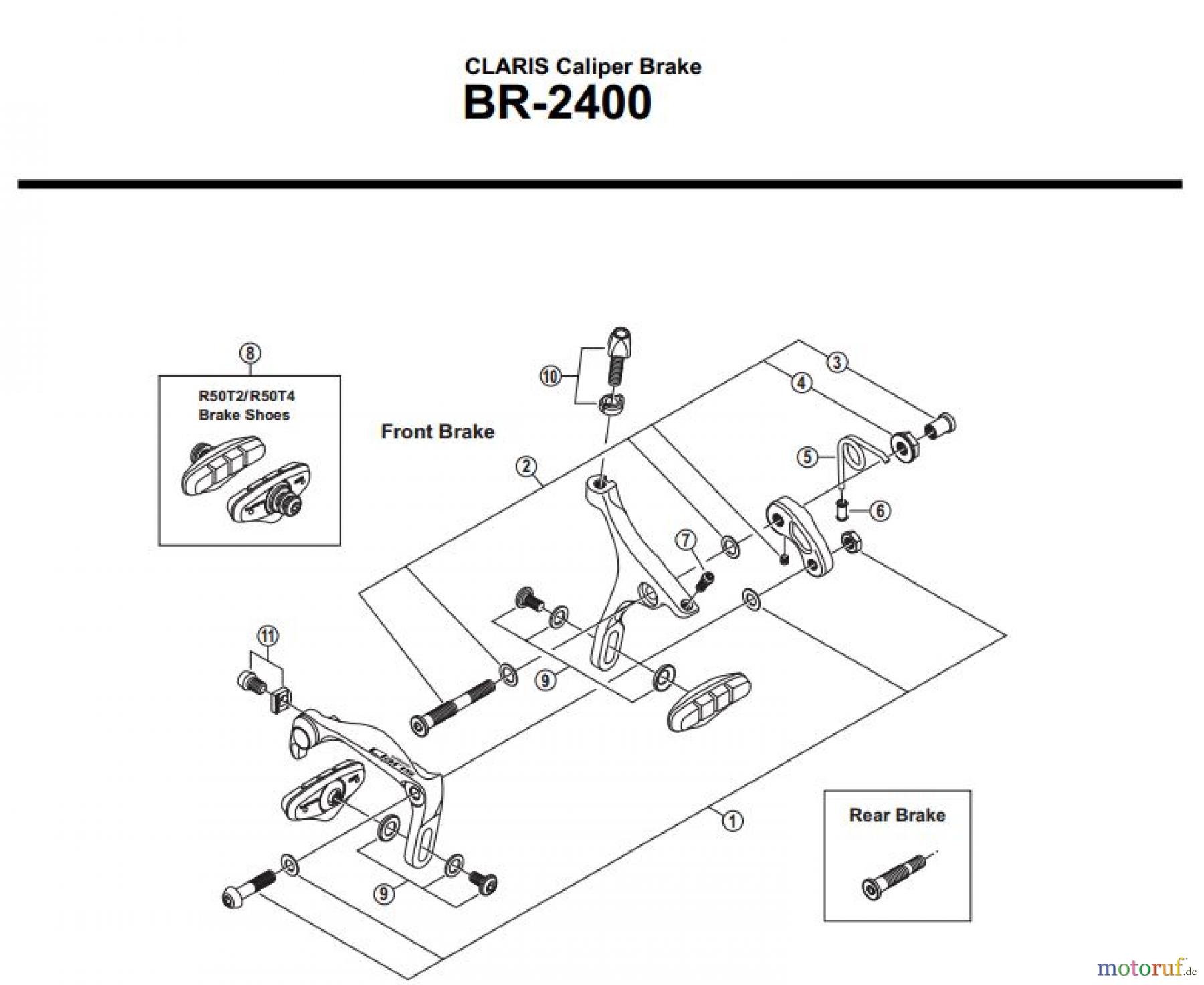 Shimano BR Brake - Bremse BR-2400