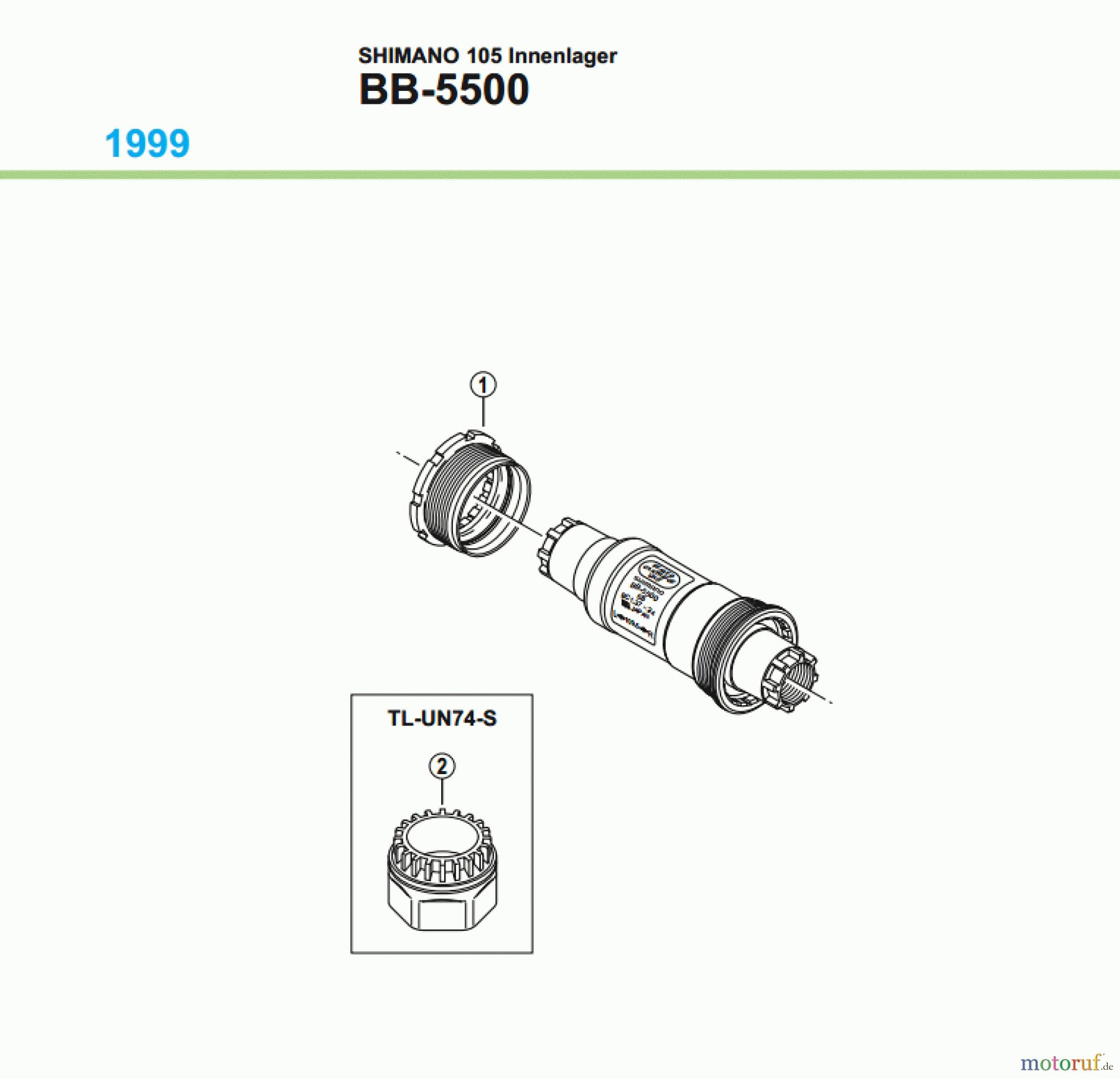 Shimano BB Bottom Bracket- Tretlager BB-5500