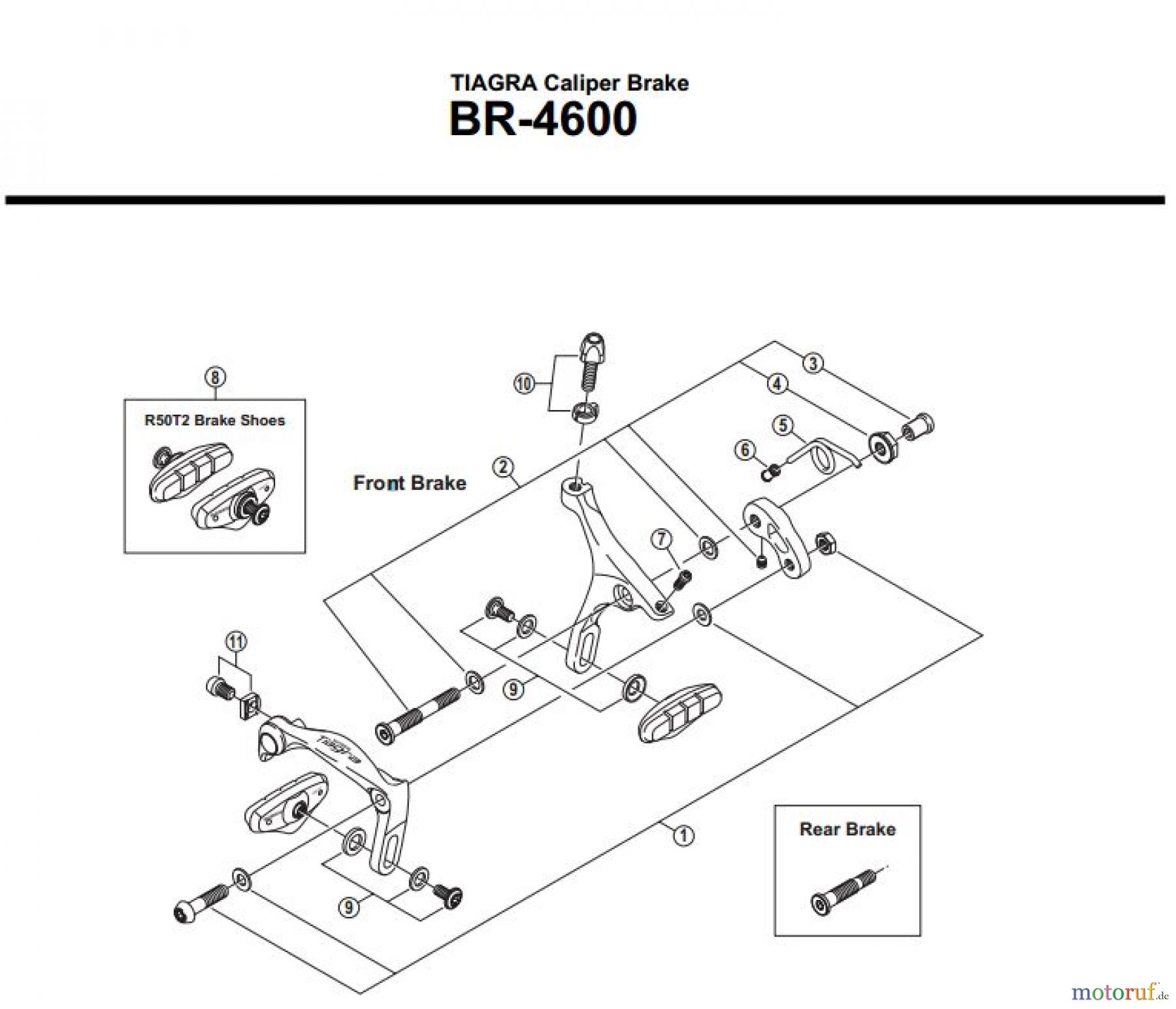 Shimano BR Brake - Bremse BR-4600-3142B