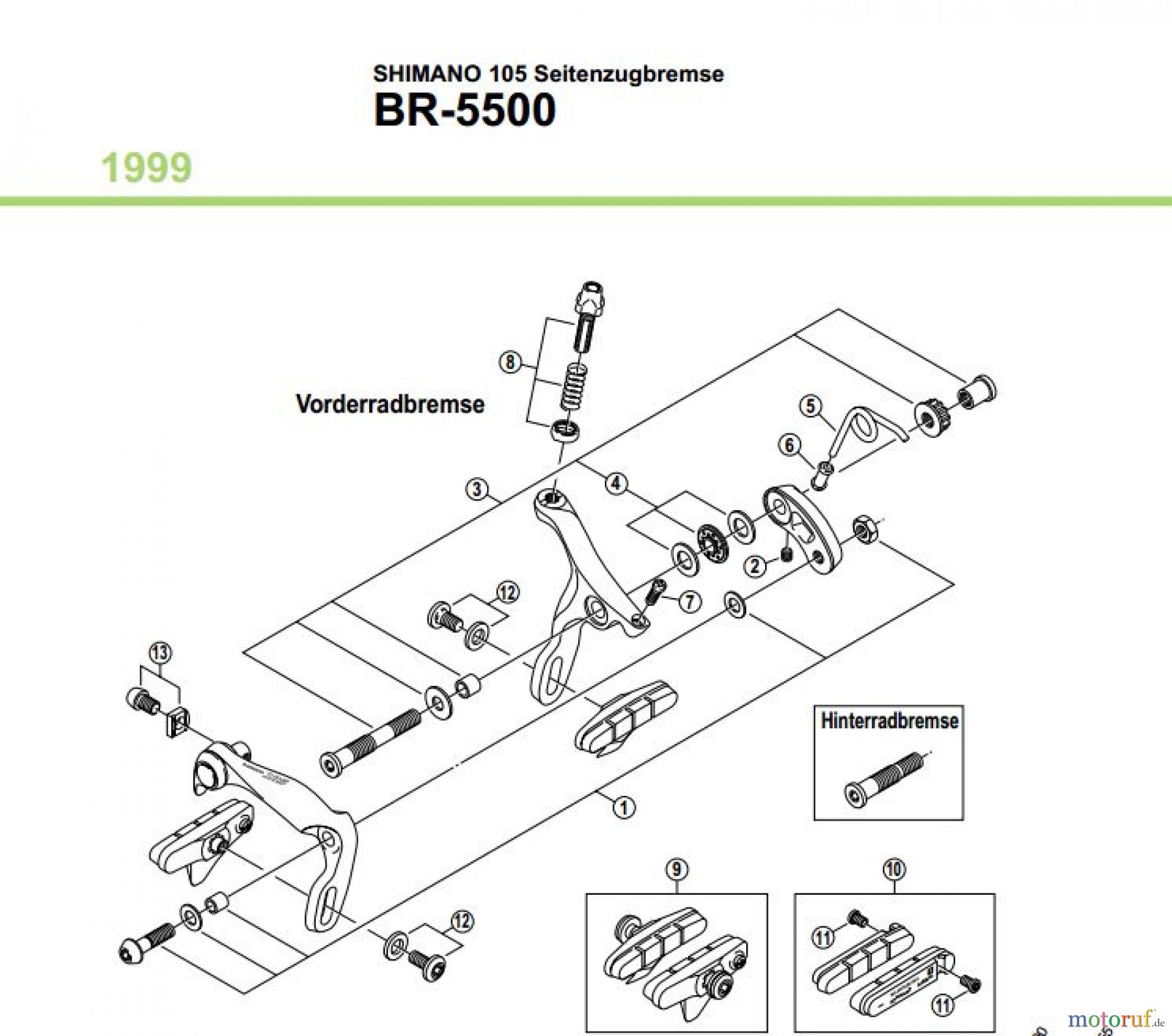 Shimano BR Brake - Bremse BR-5500