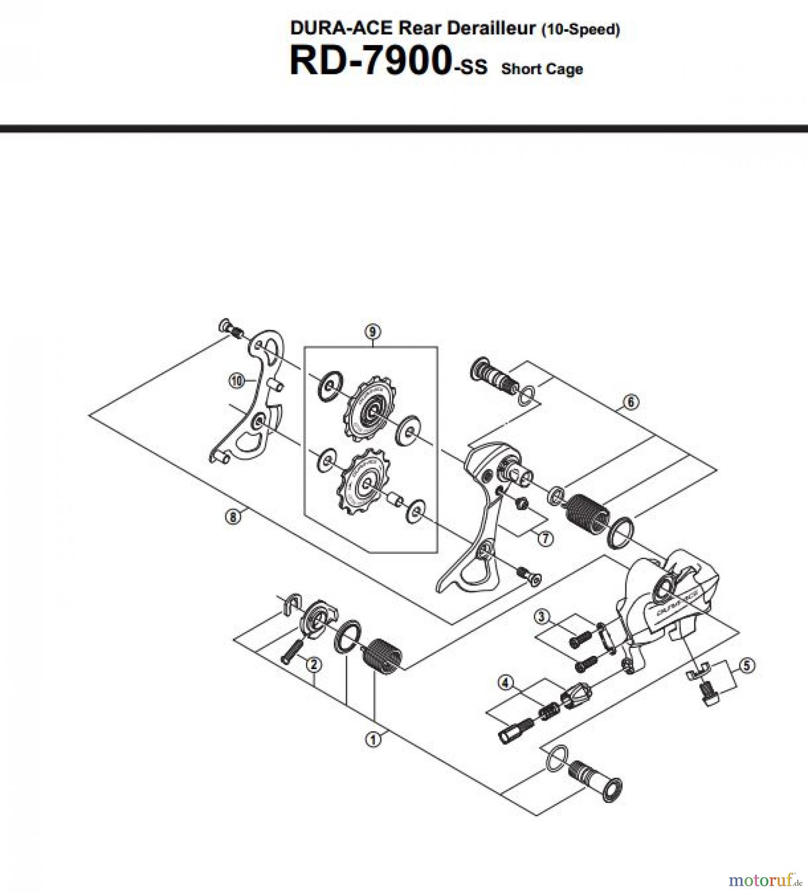 Shimano RD Rear Derailleur - Schaltwerk RD-7900-2871A