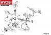 Ryobi Benzin RCS5145B Ersatzteile Seite 1
