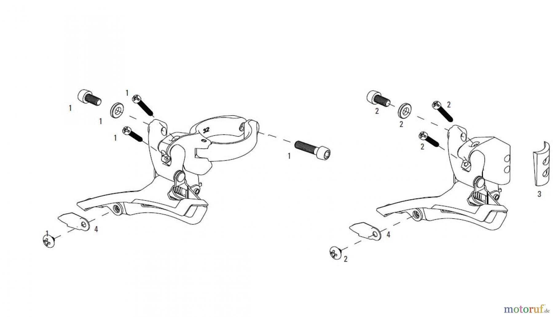 Sram Sram SRAM FORCE / SRAM RIVAL / SRAM APEX - FRONT DERAILLEUR (2007-2012)