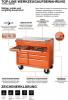 Bahco Werkstattwagen Serie 1475KXL 12 Schubladen, Orange, 1475KXL12PSPTSS