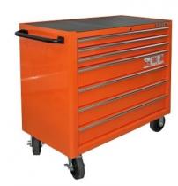 Bahco Werkstattwagen Serie 1475KXL 7 Schubladen, Gummi, Orange, 1475KXL7PSP