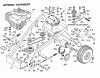 Wolf-Garten OHV 3 6990000 Serie A (1997) Ersatzteile Elektromagnetkupplung, Fahrantrieb, Räder hinten