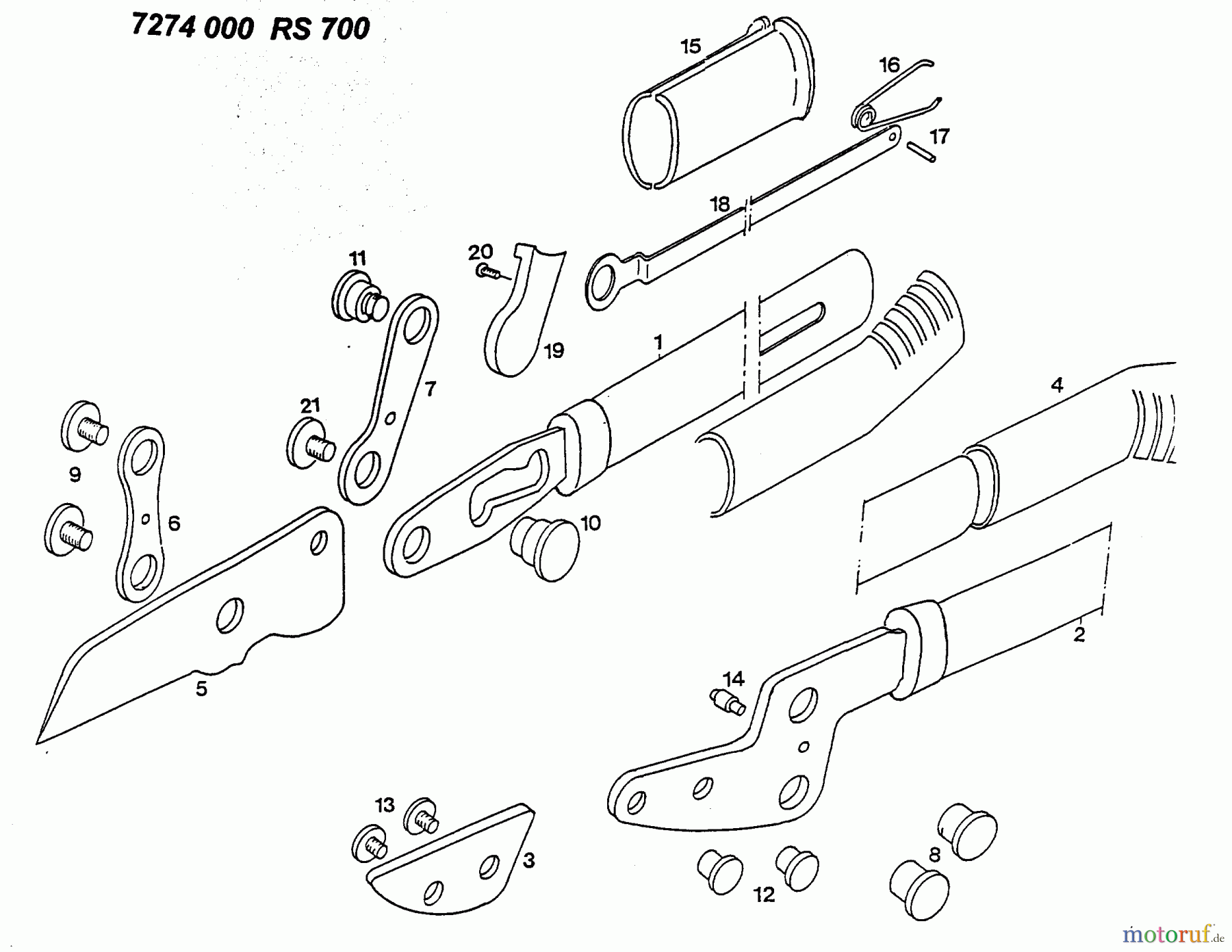 Wolf-Garten Astscheren RS 700 7274000 (1997) Grundgerät