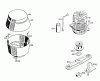 Wolf-Garten 2.42 E 4960683 Serie B (1996) Ersatzteile Messer, Messeraufnahme, Motor