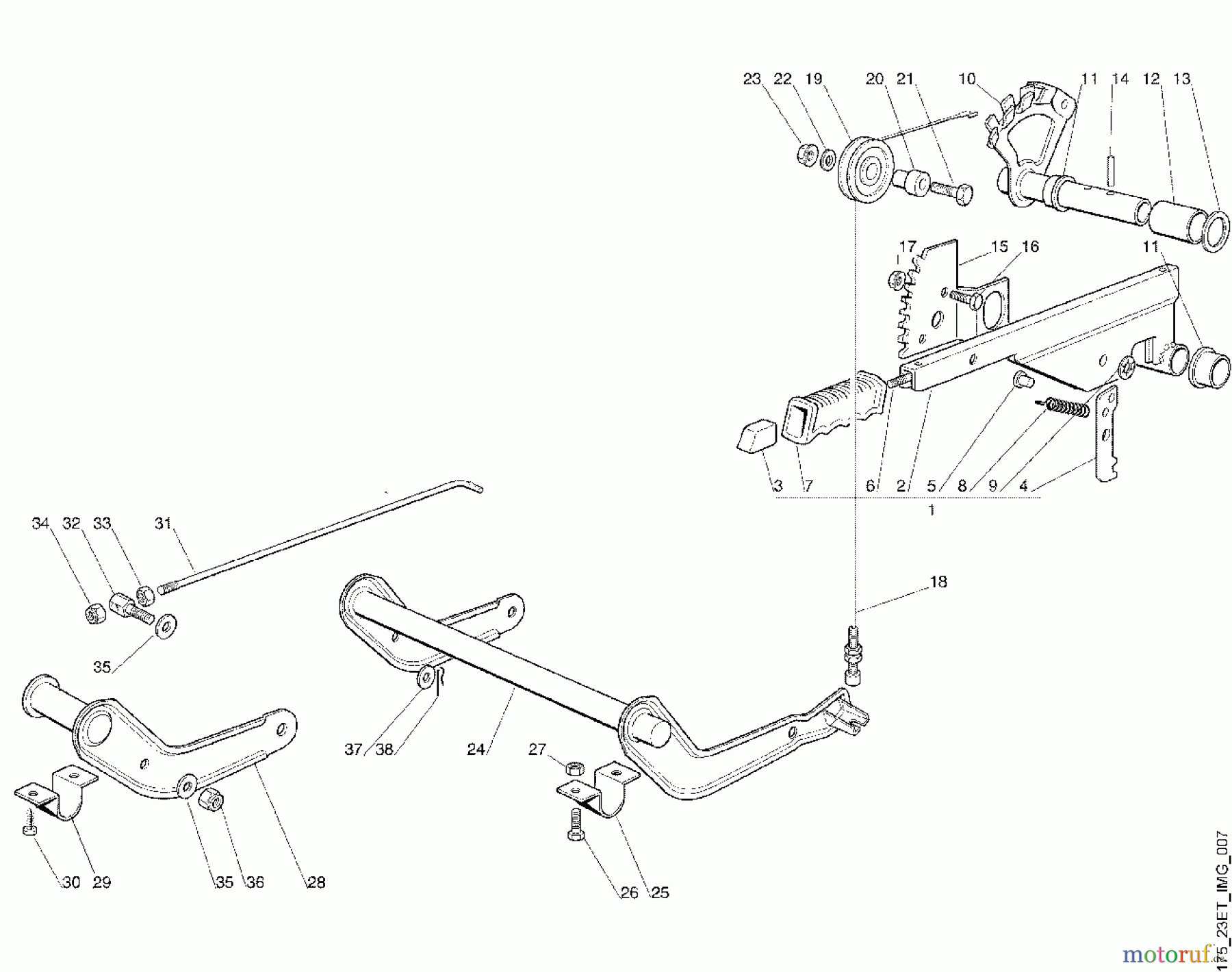 Viking Aufsitzmäher Aufsitzmäher MT 540 G - Mähwerkaushebung