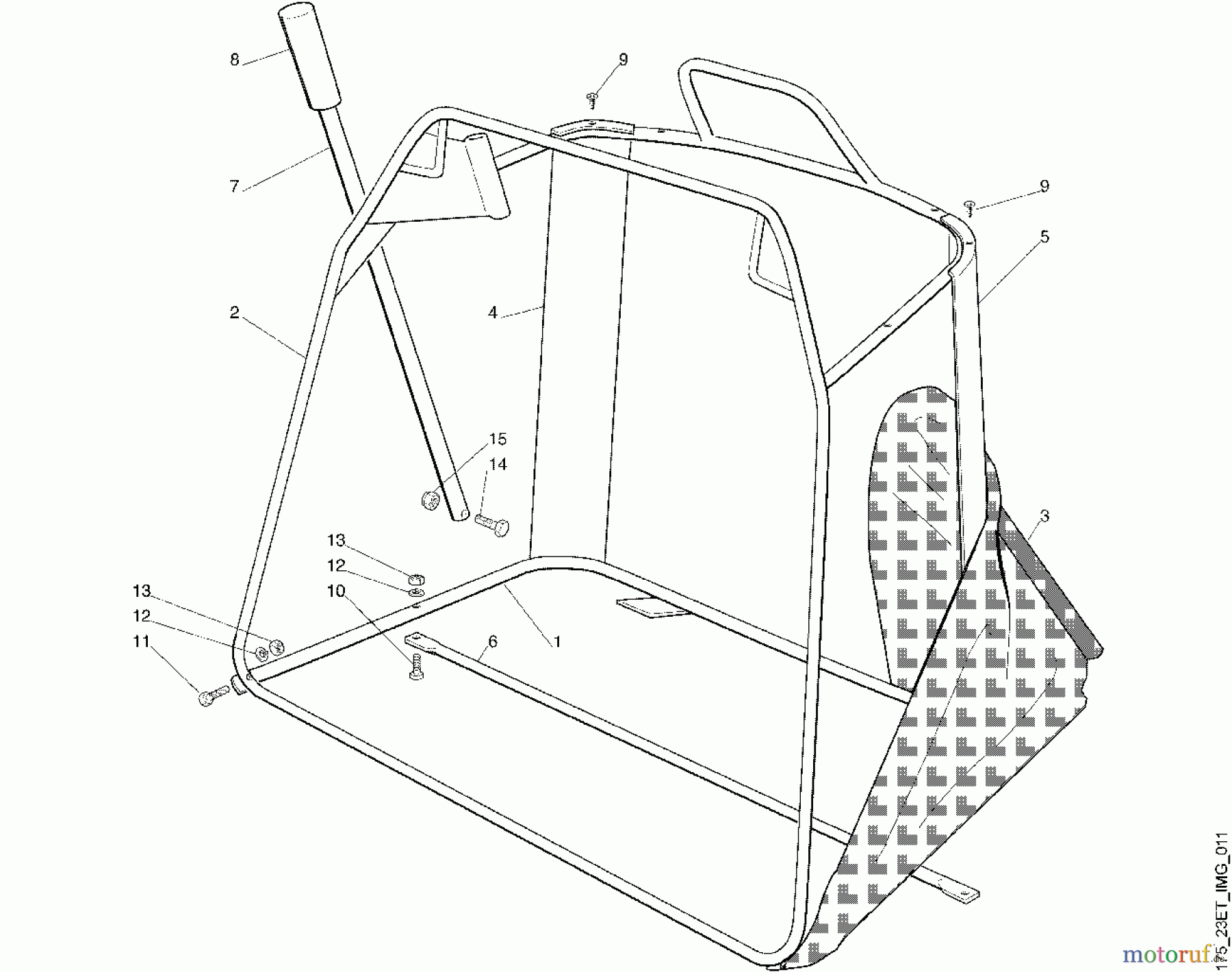  Viking Aufsitzmäher Aufsitzmäher MT 540 K - Grasfangkorb - 2