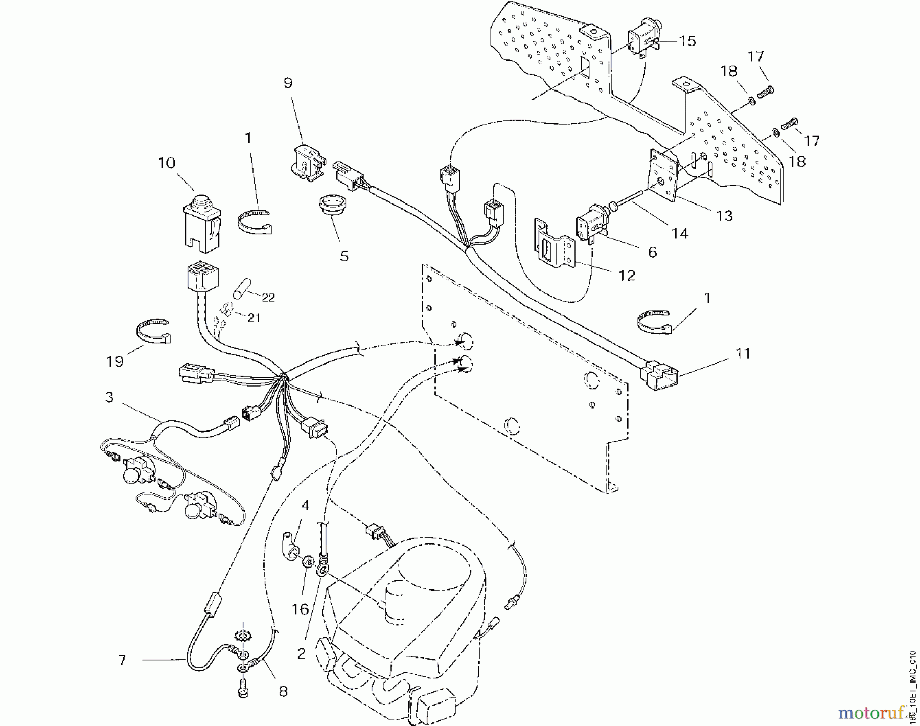  Viking Aufsitzmäher Aufsitzmäher MT 880 J - Elektrische Bauteile - 1