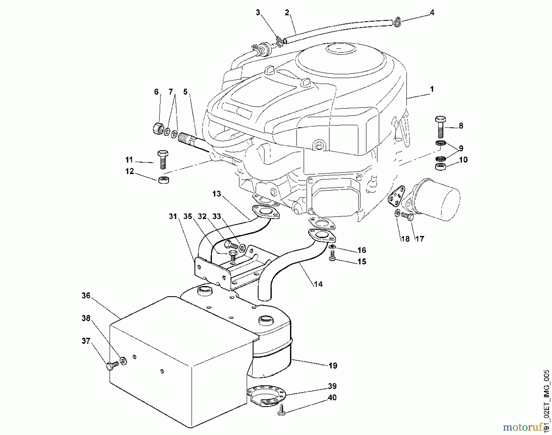 Viking Aufsitzmäher Aufsitzmäher MT 790 E - Motor