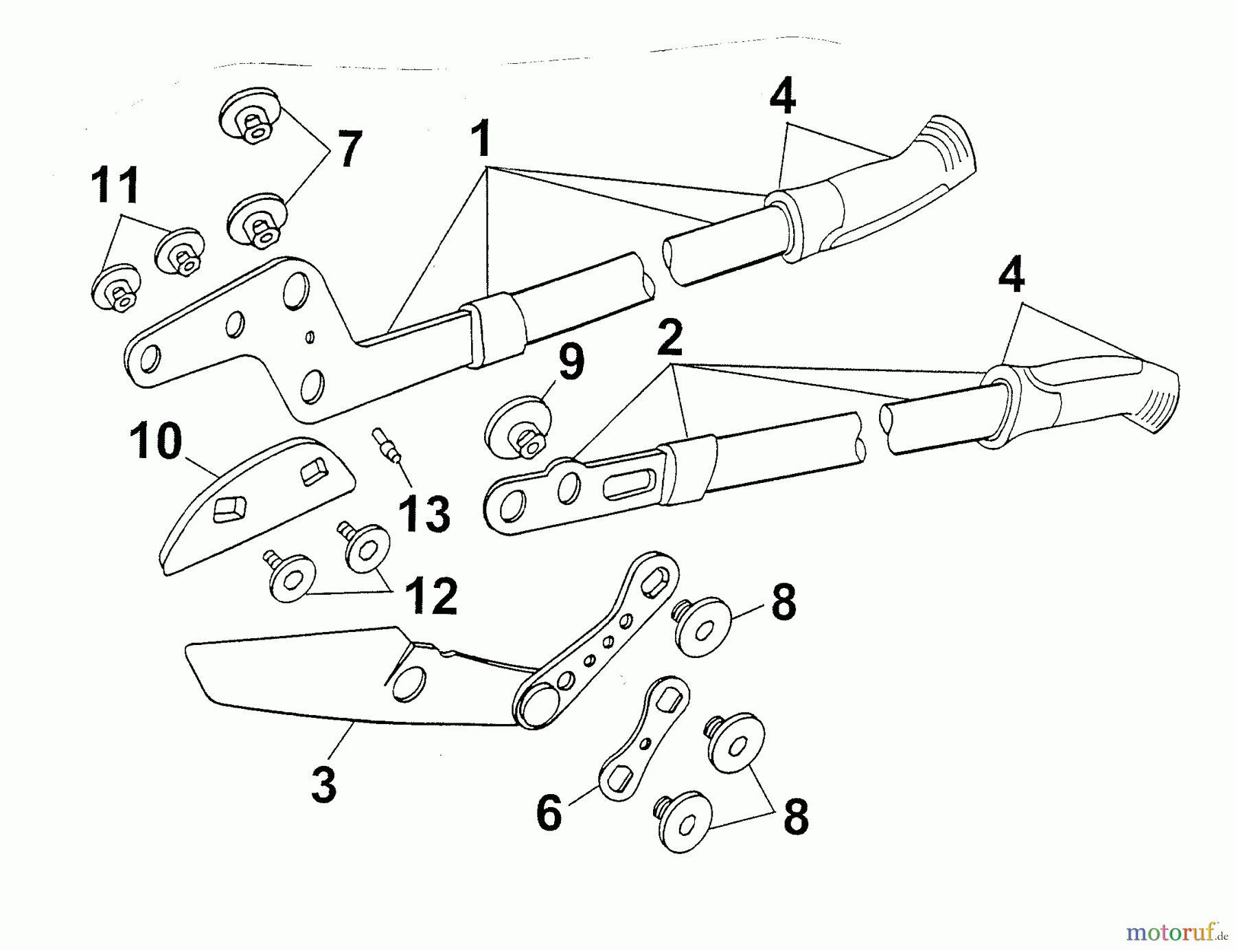 Wolf-Garten Astscheren (Amboss) RS 830 7276000 (2001) Grundgerät
