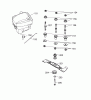 Wolf-Garten Premio 40 B 4011000 Serie D, E (2004) Ersatzteile Messer, Messeraufnahme, Motor