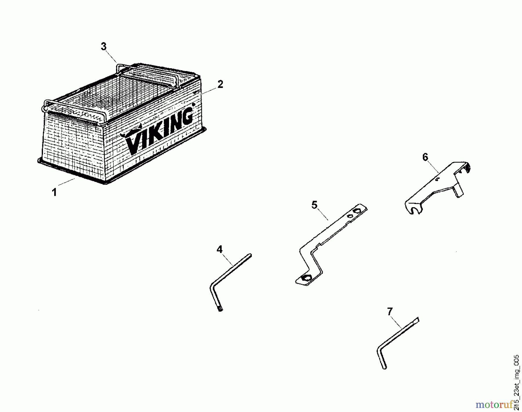 Viking Häcksler Elektro GE 345, 365 E - Werkzeug, Zubehör