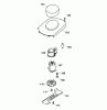 Wolf-Garten 2.32 E 4912684 Serie A (2003) Ersatzteile Abdeckhaube Motor, Messer, Motor