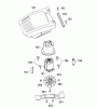 Wolf-Garten 2.40 E 4961680 Serie A (2003) Ersatzteile Abdeckhaube Motor, Messer, Motor