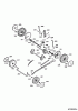 Wolf-Garten Compact plus 40 BA 4013000 Serie D (2009) Ersatzteile Getriebe, Räder, Schnitthöhenverstellung