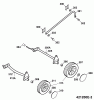 Wolf-Garten 2.42 B 4212000 Serie E (2009) Ersatzteile Höhenverstellung, Räder