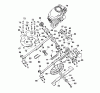 Wolf-Garten Concept 43 BA 4358000 Serie A (1999) Ersatzteile Gestell, Messer, Motor