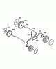 Wolf-Garten Compact plus 34 E 4904000 Serie B (2006) Ersatzteile Höhenverstellung, Räder