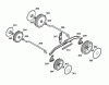 Wolf-Garten Compact plus 34 E 4904003 Serie B (2006) Ersatzteile Höhenverstellung, Räder