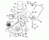 Wolf-Garten 2.32 E 4912880 Serie A (2000) Ersatzteile Elektromotor, Heckklappe, Holm