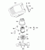 Wolf-Garten 2.38 E 4961080 Serie C (2005) Ersatzteile Abdeckhaube Motor, Messer, Motor