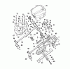 Wolf-Garten Concept 47 B 6430000 Serie A (1999) Ersatzteile Gestell, Messer, Motor